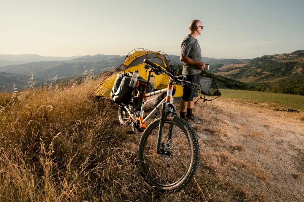 Traildiva at an adventure campsite